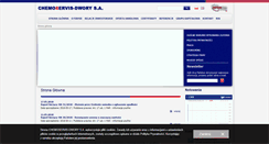 Desktop Screenshot of chemoservis.pl