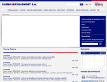 Tablet Screenshot of chemoservis.pl